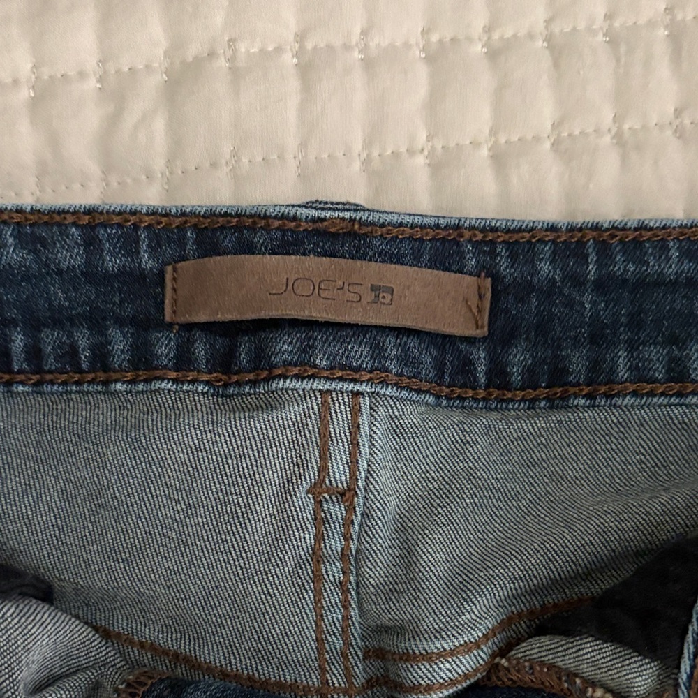 Joe's Jeans Distressed Blue Denim Shorts